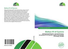 Portada del libro de Battus IV of Cyrene