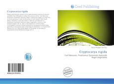 Cryptocarya rigida kitap kapağı