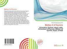 Copertina di Battus II of Cyrene