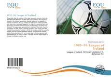 Bookcover of 1995–96 League of Ireland