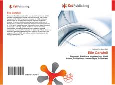 Buchcover von Elie Carafoli