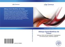 Capa do livro de Abbaye Saint-Matthias de Trèves 