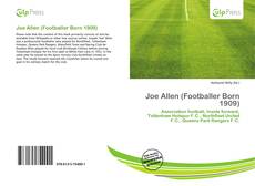 Copertina di Joe Allen (Footballer Born 1909)