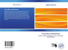 Capa do livro de Corymbia dallachiana 