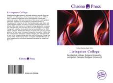 Capa do livro de Livingston College 