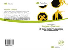 Capa do livro de Lochsley Thomson 