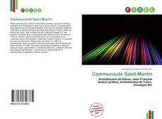 Bookcover of Communauté Saint-Martin