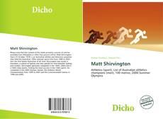 Copertina di Matt Shirvington