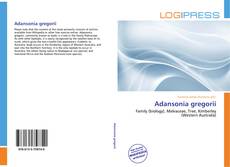 Adansonia gregorii kitap kapağı