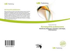 Bookcover of Acronychia pubescens