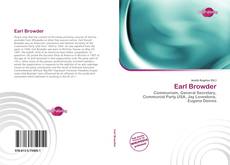 Bookcover of Earl Browder