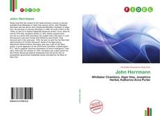 Bookcover of John Herrmann