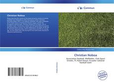 Capa do livro de Christian Noboa 