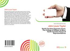 John Louis Taylor的封面