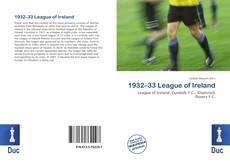 Bookcover of 1932–33 League of Ireland