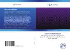 Capa do livro de Aetolian campaign 