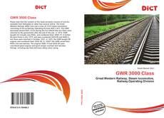 Bookcover of GWR 3000 Class