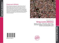 Portada del libro de Greg Lewis (Athlete)