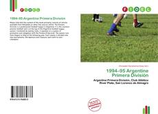 Portada del libro de 1994–95 Argentine Primera División