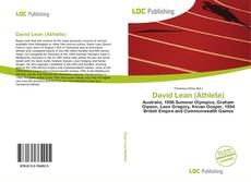 Bookcover of David Lean (Athlete)