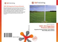 Buchcover von 1991–92 Argentine Primera División