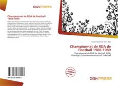 Bookcover of Championnat de RDA de Football 1988-1989