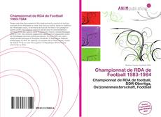 Portada del libro de Championnat de RDA de Football 1983-1984