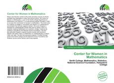 Portada del libro de Center for Women in Mathematics