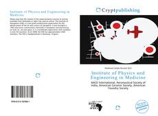 Bookcover of Institute of Physics and Engineering in Medicine