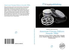 Bookcover of American Cinema Editors Awards 2006