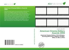 Bookcover of American Cinema Editors Awards 2008