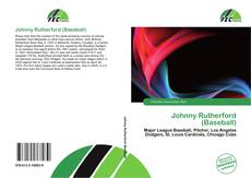 Portada del libro de Johnny Rutherford (Baseball)