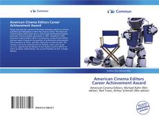 Capa do livro de American Cinema Editors Career Achievement Award 