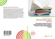 Bishop Cotton Girls' School的封面