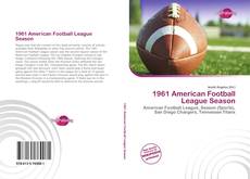 Portada del libro de 1961 American Football League Season