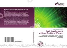 Portada del libro de Barli Development Institute for Rural Women
