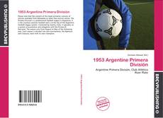Bookcover of 1953 Argentine Primera División