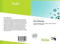 Bookcover of Elsie Mackay