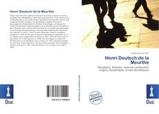 Buchcover von Henri Deutsch de la Meurthe