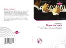 Buchcover von Meade Lux Lewis