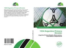 1934 Argentine Primera División kitap kapağı