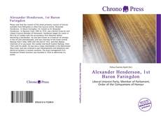 Portada del libro de Alexander Henderson, 1st Baron Faringdon