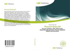 Bookcover of Pouvoir Exécutif