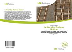 Portada del libro de Lethbridge Railway Station