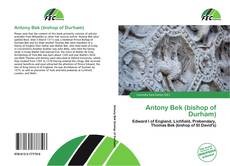 Buchcover von Antony Bek (bishop of Durham)