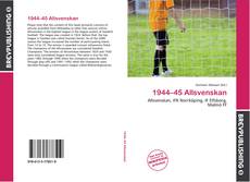 Portada del libro de 1944–45 Allsvenskan