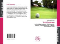 Portada del libro de Carl Suneson