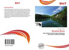 Capa do livro de Kowhai River 