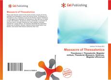 Capa do livro de Massacre of Thessalonica 