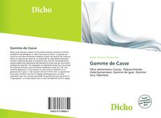 Capa do livro de Gomme de Casse 